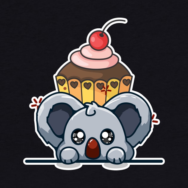 Koala and cupcake by Crazy Collective